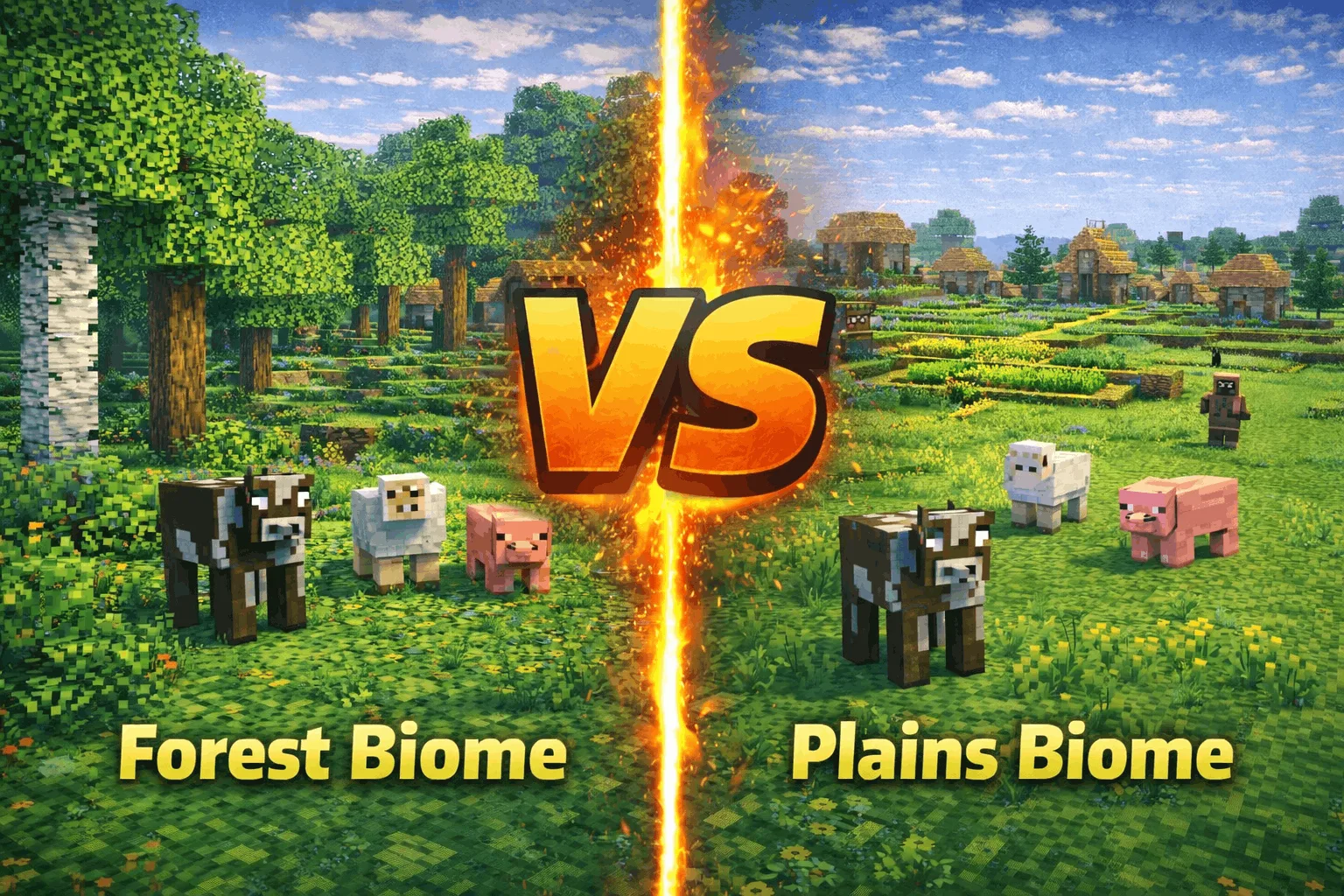 Forest Biome vs Plains Biome (Which Is Better for Survival?)